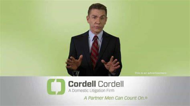 Cordell & Cordell TV Commercial Divorce for Men Fathers Rights
