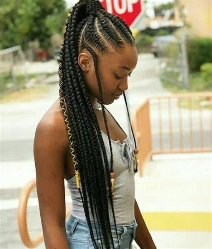 Cornrow Braids Ponytail Cornrow Braids Straight Up Hairstyles 2020