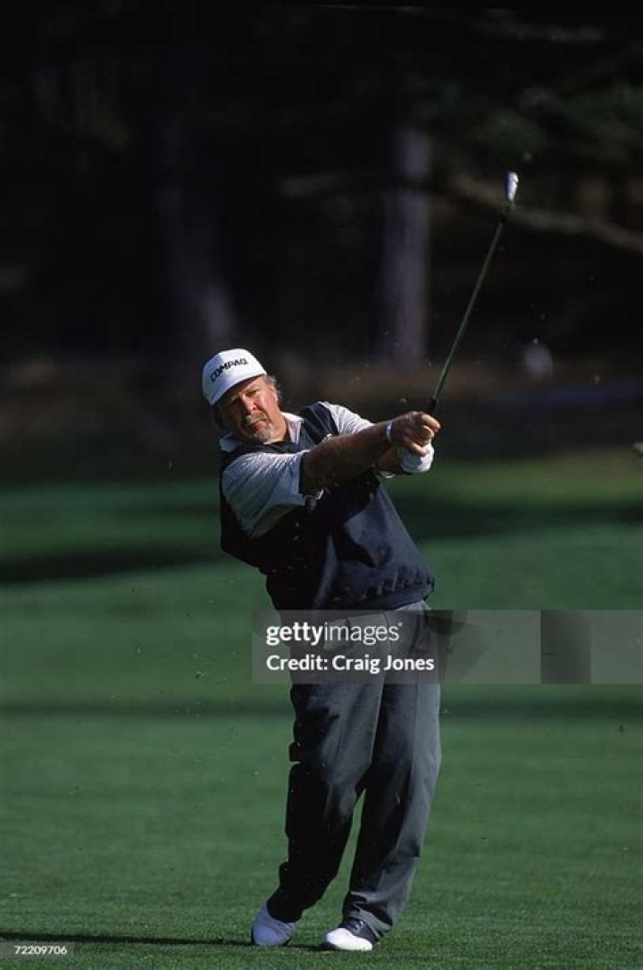 Craig Stadler follows his swing during the AT&T Pebble Beach Pro AM