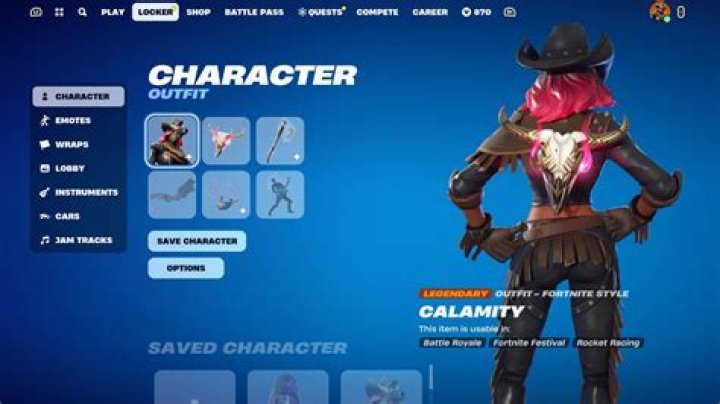 Critique Calamity Fortnite Skin Glitch