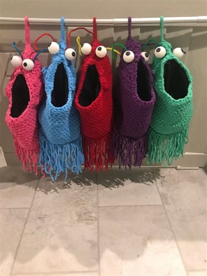 Crochet Yip Yip Sesame Street Alien Toy and Bag Holder FREE Etsy