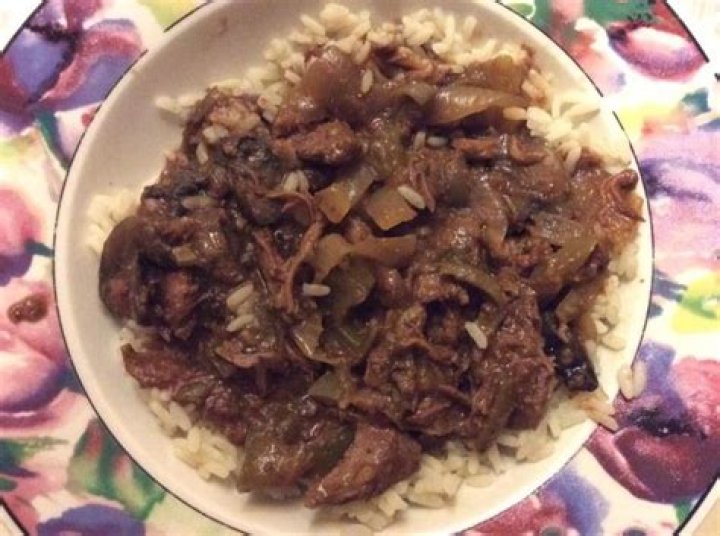 Crock pot smothered steak strips Recipe SparkRecipes