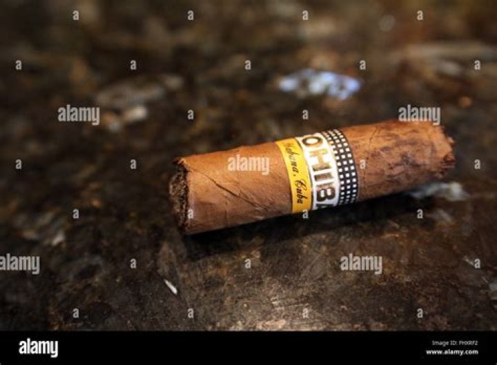 Cuban Cigar Butt Stock Photo 97090198 Alamy