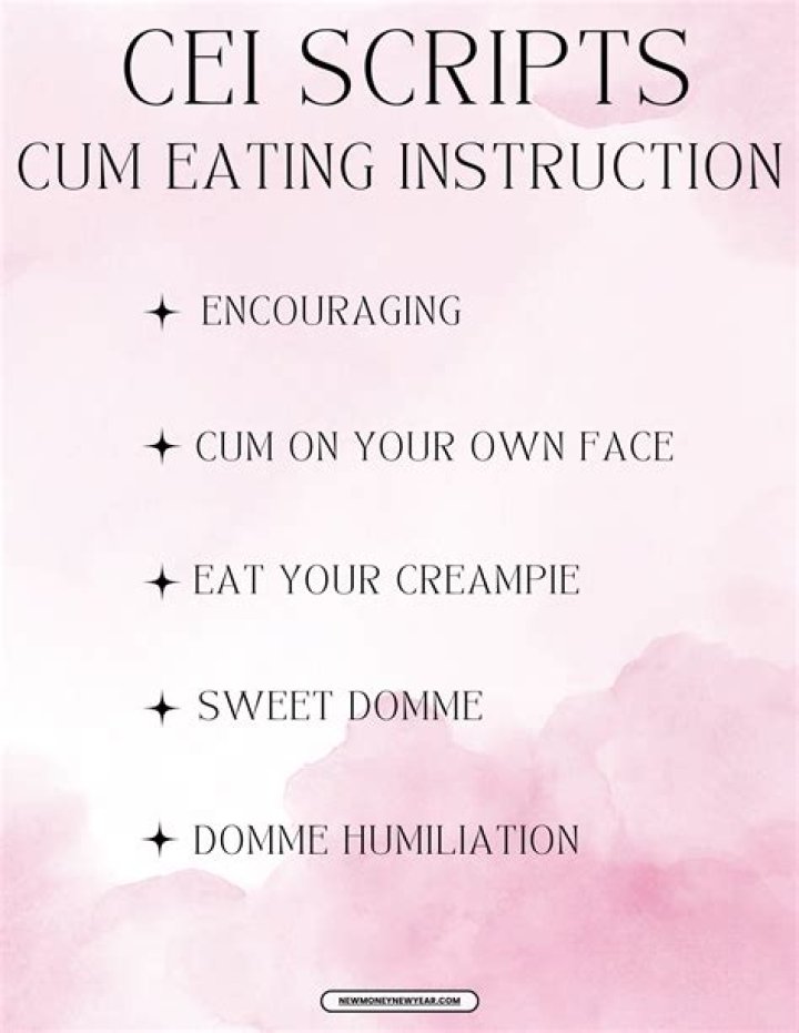 Cum eating instructions. CEI JOI YouTube