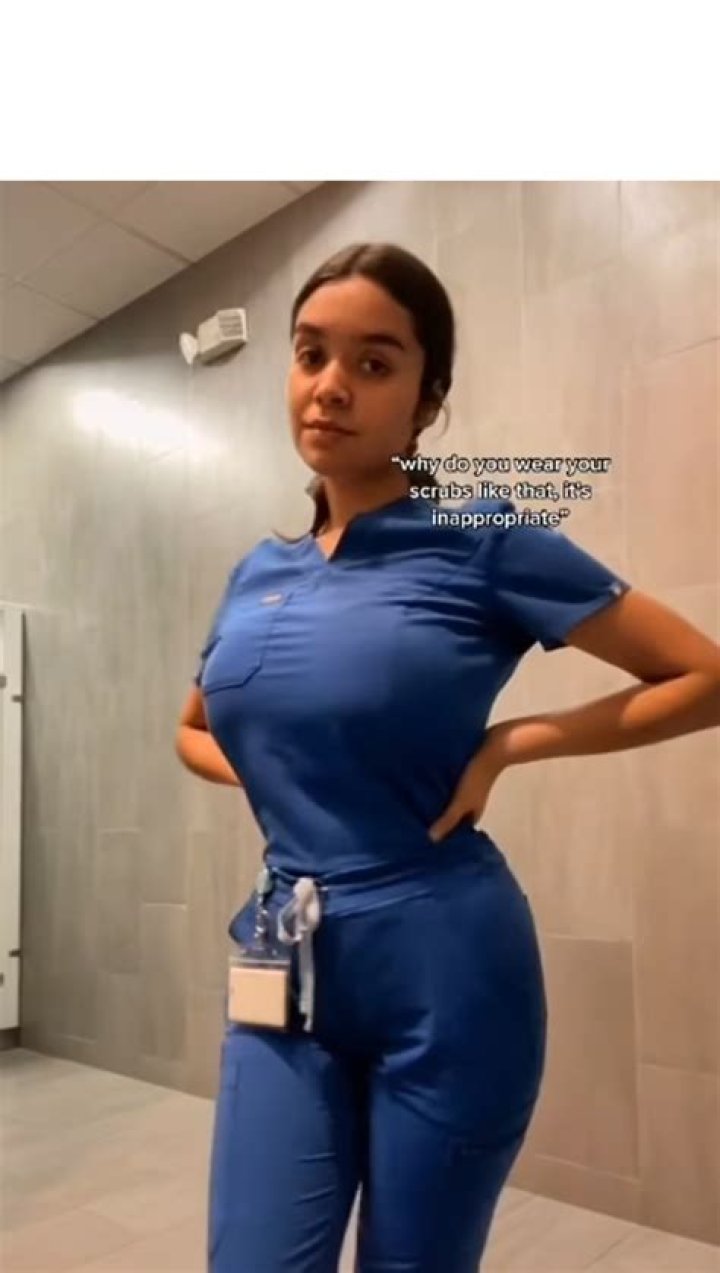 Curvy nurse hits back at critics who called her figurehugging scrubs