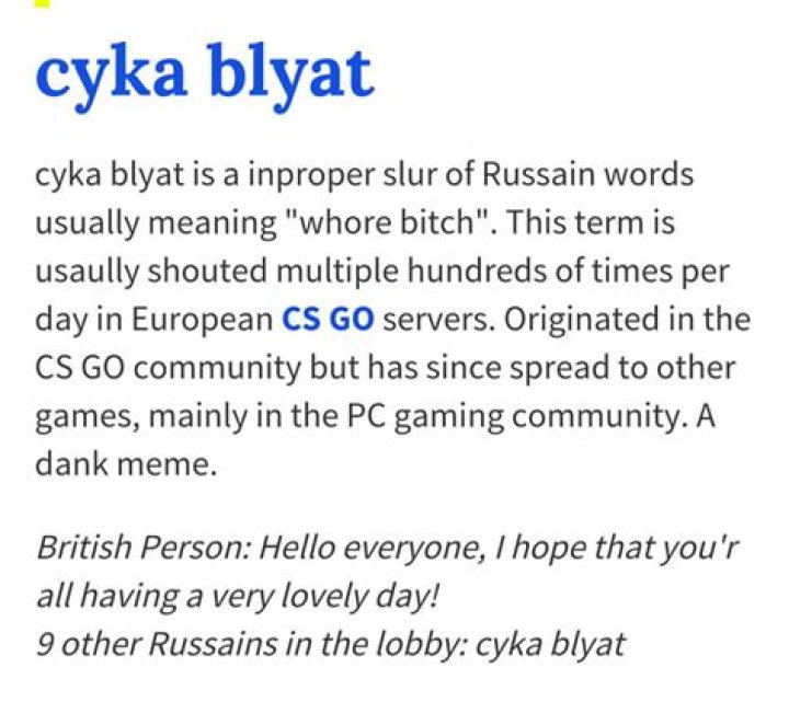 Cyka blyat 9GAG