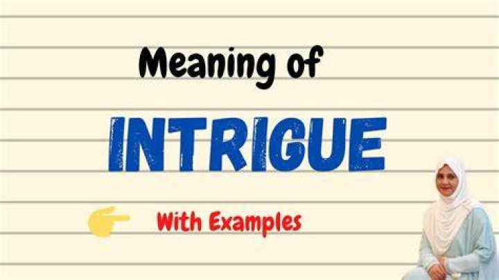 Daily vocabulary Intrigue Meaning Vocabgram YouTube