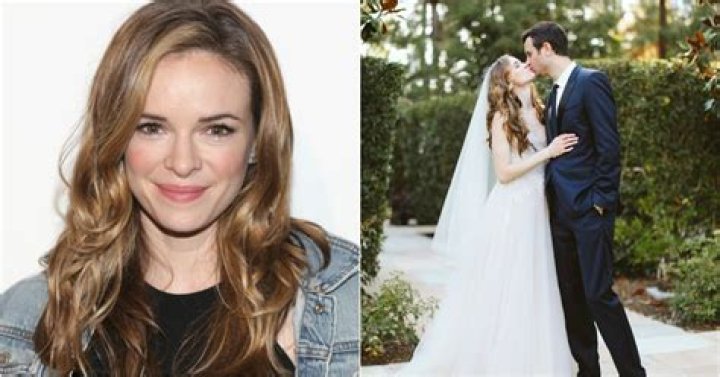 Danielle Panabaker married fianc&eacute; Hayes Robbins this weekend in a