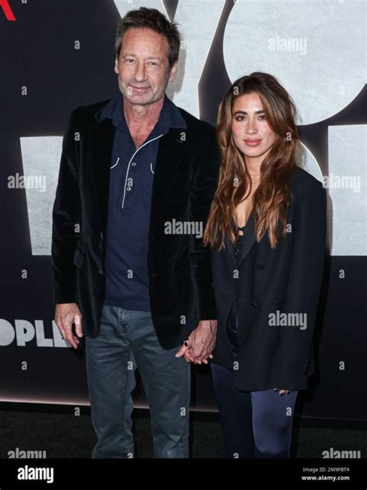 David Duchovny and girlfriend Monique hit the beach in Malibu August