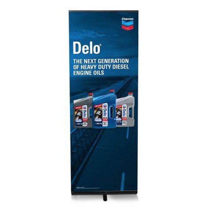 Delo Next Generation Banner Stand (Single sided) Chevron
