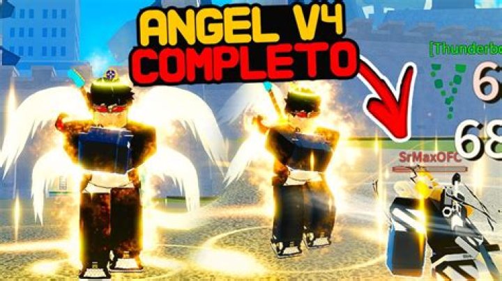 DESPERTEI O VERDADEIRO PODER DA RA&Ccedil;A ANGEL V4 COMPLETO NO BLOX FRUITS