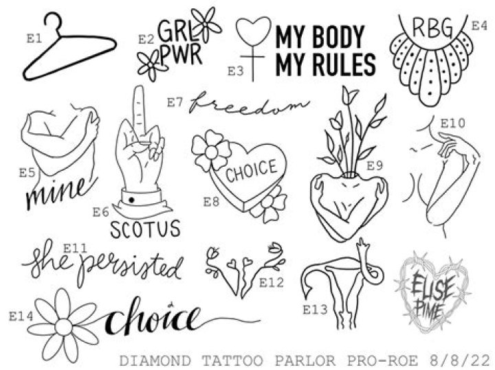 Diamond Tattoo in Hurst Offers Special Tattoos to Protest Abortion