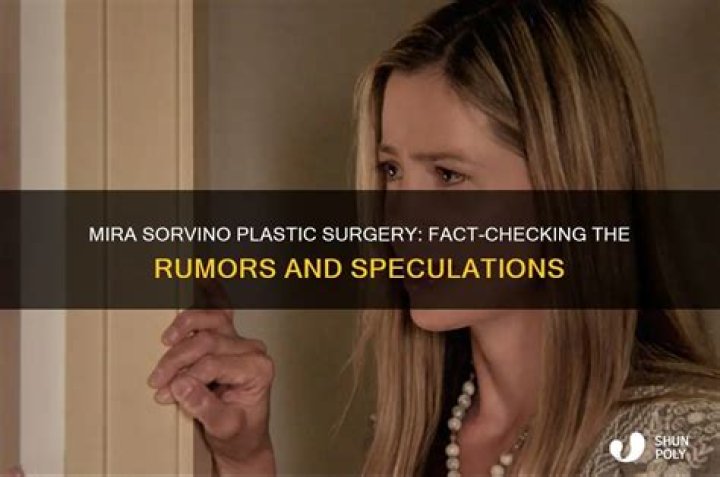 Did Mira Sorvino Undergo Plastic Surgery? How Did She Conceal the Wrinkles?
