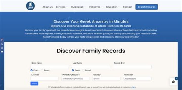 Discover Your Greek Ancestry at Virtual Genealogy Conference