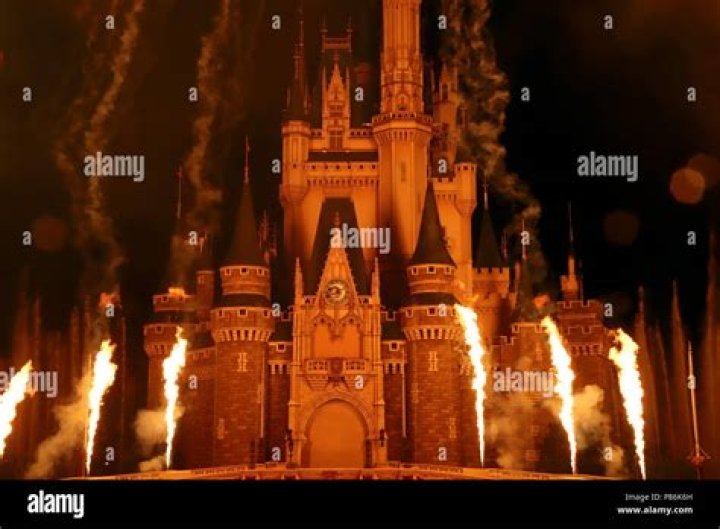 Disney Castle on Fire by RobDulga on DeviantArt