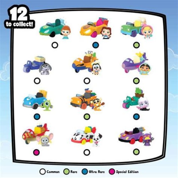 Disney Doorables Lets Go Cars Etsy