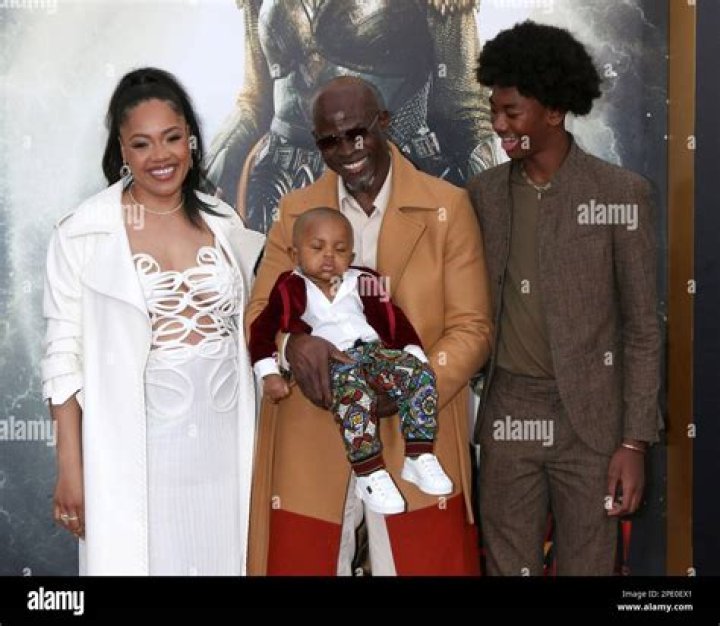 Djimon Hounsou discusses his 10yearold son being called the nword
