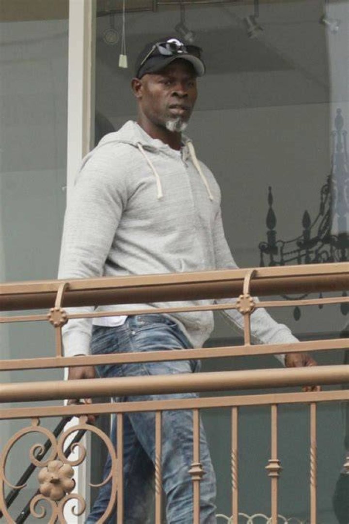 Djimon Hounsou takes his son Kenzo to tutoring Sandra Rose