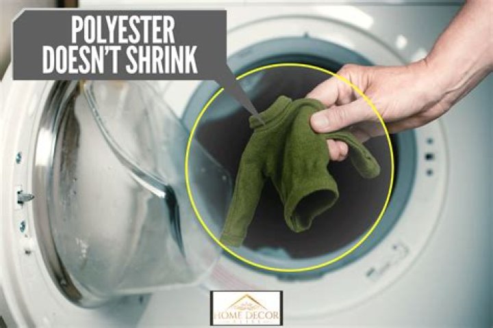 Does Polyester Shrink In Washer Or Dryer?