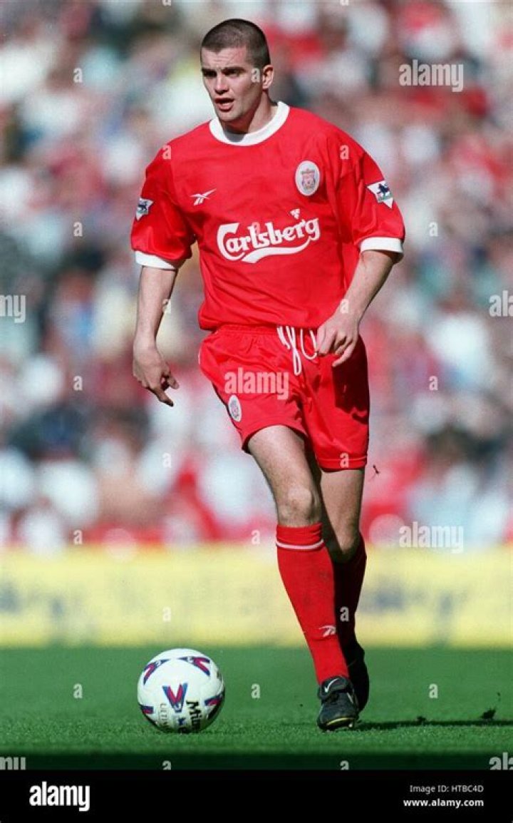 DOMINIC MATTEO LIVERPOOL FC 03 April 1999 Stock Photo Alamy