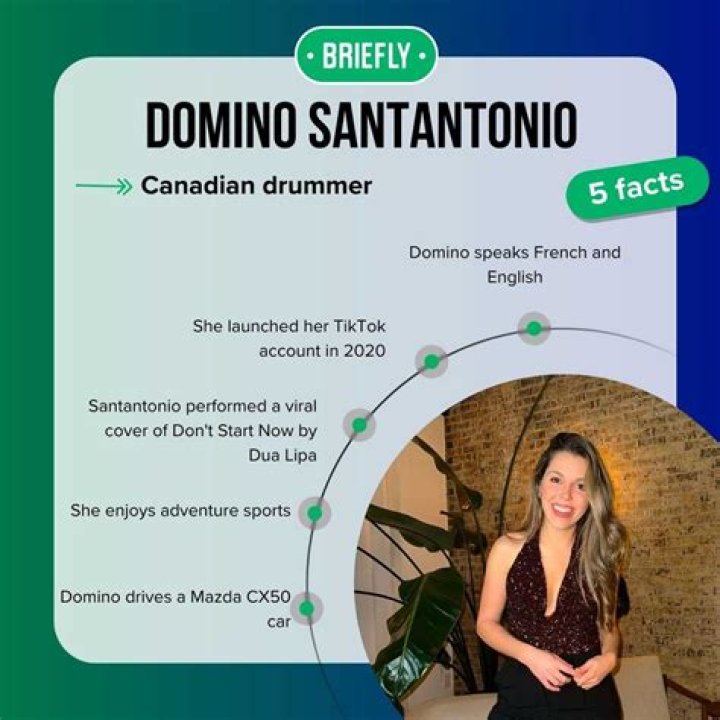 Domino Santantonio on TikTok Female drummer, Drummer, Domino