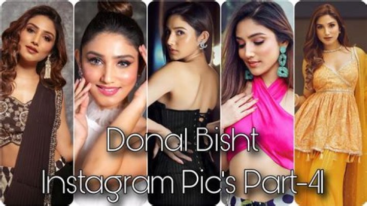 Donal Bisht Instagram A look in a saree is enough to slay💗