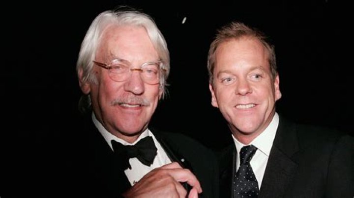 Donald and Kiefer Sutherland Celebrities With Famous Dads POPSUGAR