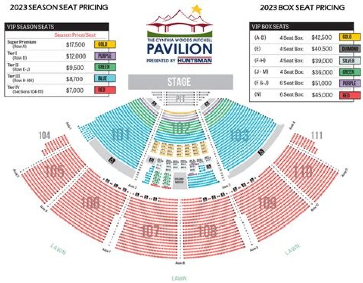 Dos Equis Pavilion Venue Map Map Resume Examples