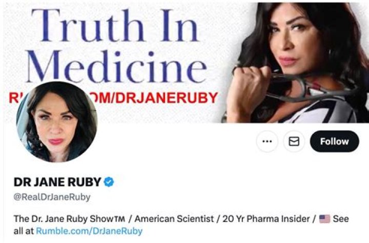 Dr. Jane Ruby Net Worth, Biography, Age, Height, Husband, Wiki