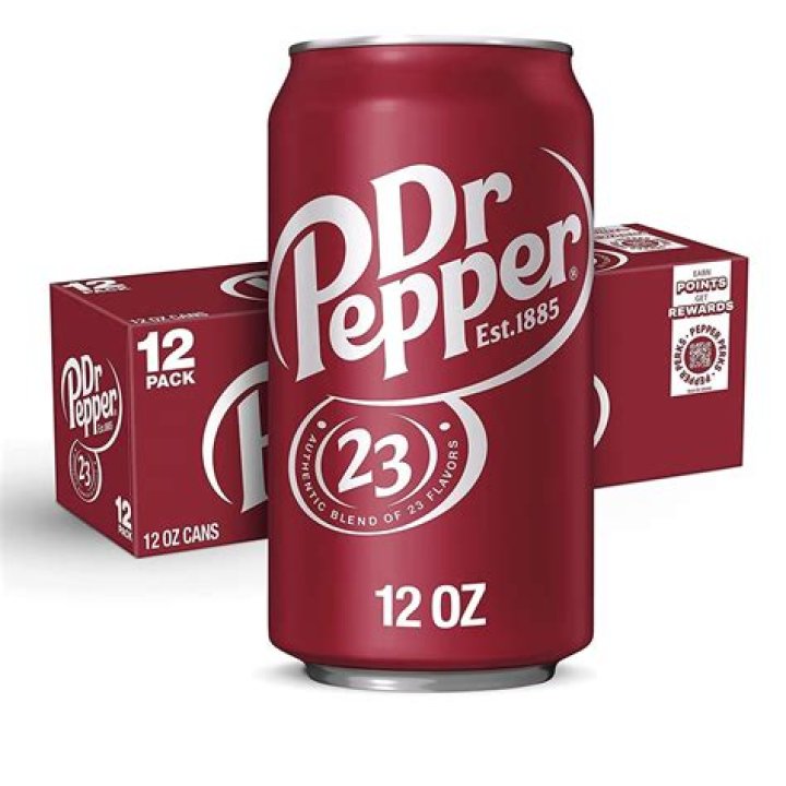 Dr Pepper Soda, 12 Fl Oz Cans, 12 Count