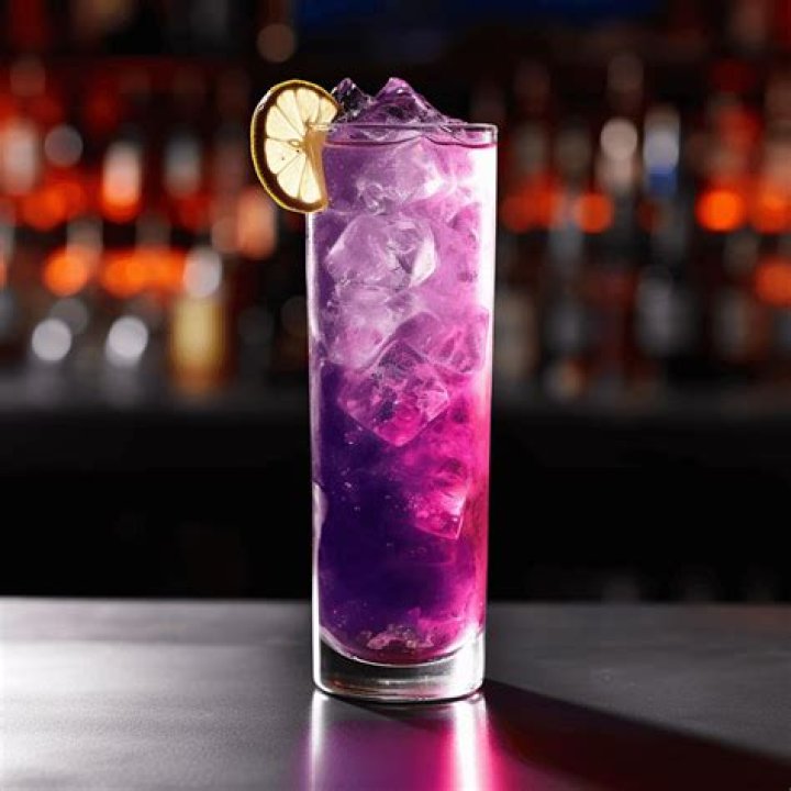 Drink DuJour &Uuml;ltra Violet Rain at Delilah NYC DuJour Drinks, Ultra