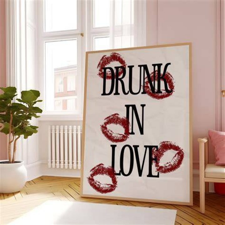 Drunk amateur lesbian party kiss image