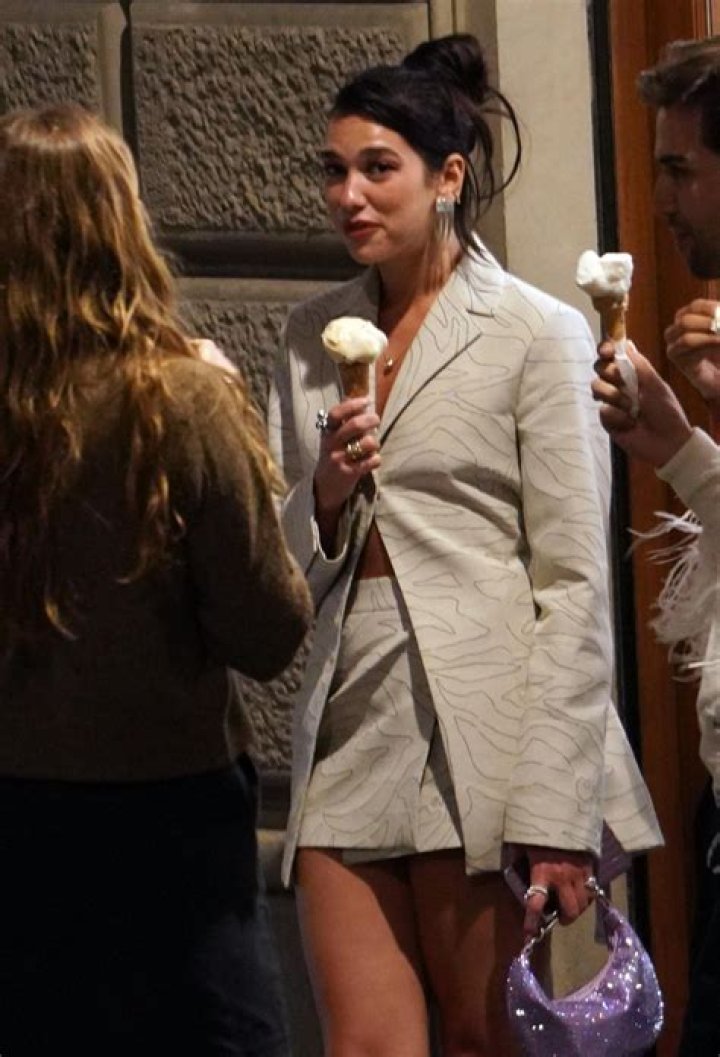 DUA LIPA Out for Ice Cream in Florence 05/30/2022 HawtCelebs