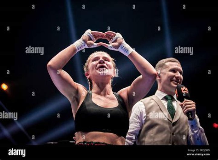 DUBLIN, IRELAND JULY 15 Daniella Hemsley celebrates her victory over