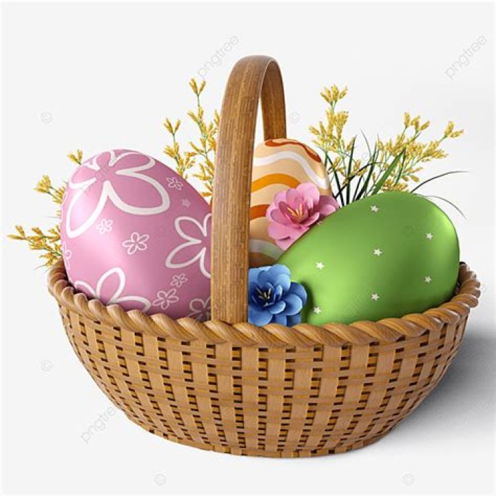 Easter Egg Basket Hd Transparent, Basket And Easter Eggs, Easter