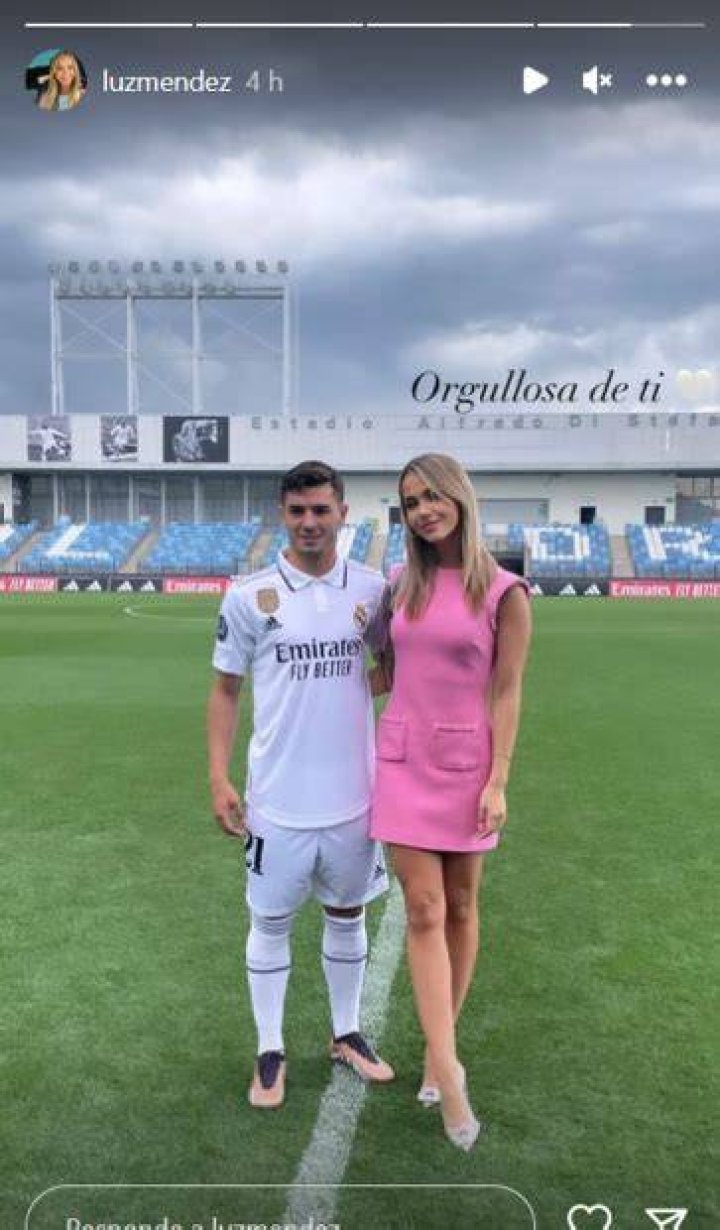 Ella es Luz Mendez, novia de Brahim D&iacute;az y nueva WAG del Real Madrid