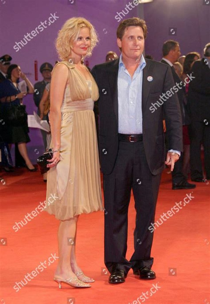 Emilio Estevez Girlfriend Sonja Magdevski Editorial Stock Photo Stock
