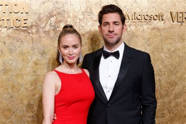 Emily Blunt & John Krasinski Make Rare Appearance With Daughters At US