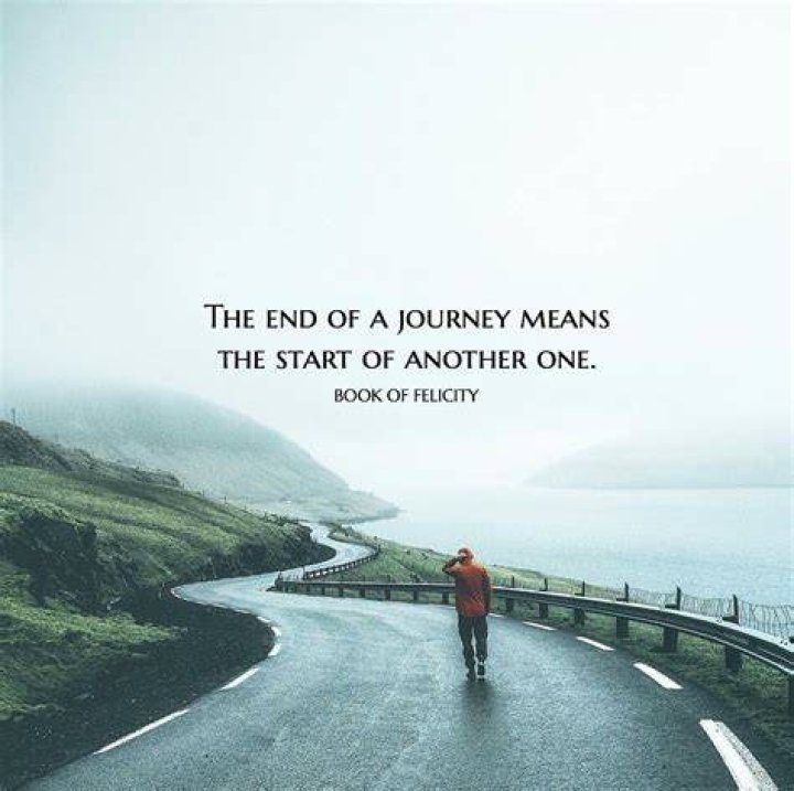 End of a journey means start of another.. Journey quotes, Positive