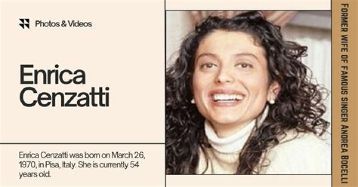 Enrica Cenzatti Bio, Age, Net Worth, Single, Nationality, Facts