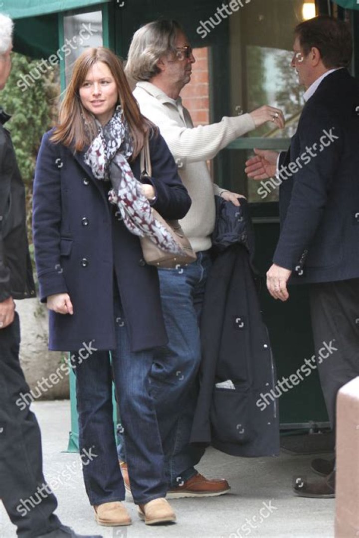 Eric Clapton Wife Melia Mcenery Two Editorial Stock Photo Stock Image