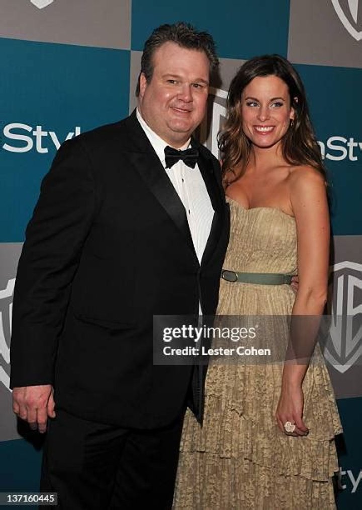 Eric Stonestreet and wife Katherine Tokarz The 69th Annual Golden Globe