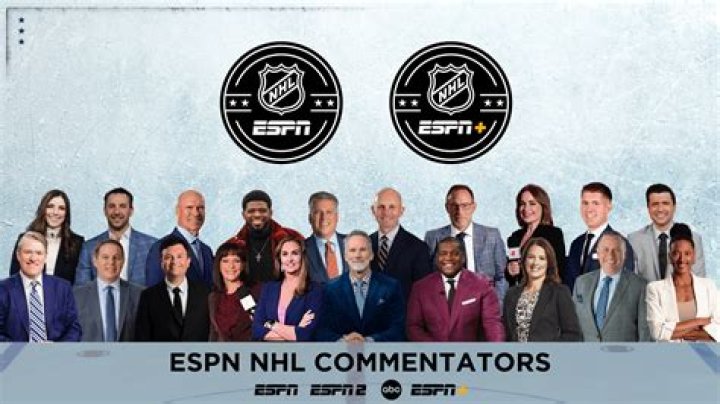 ESPN NHL broadcast lineup Schedule, playbyplay, analysts and hosts