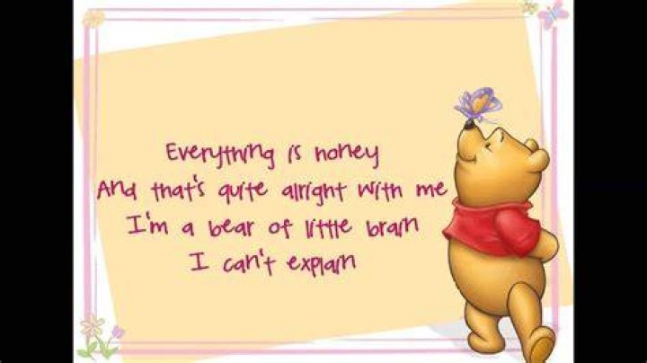 Everything is Honey Lyrics (Winnie the Pooh HD) YouTube