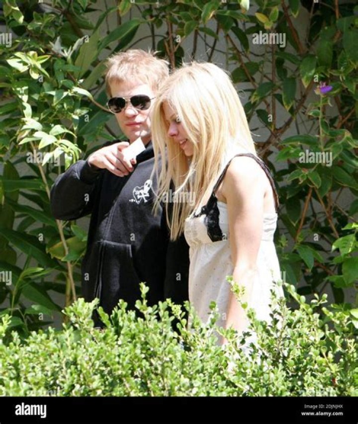 Exclusive!! Avril Lavigne and Deryck Whibley leave a trendy Los Angeles hotel. Avril is not