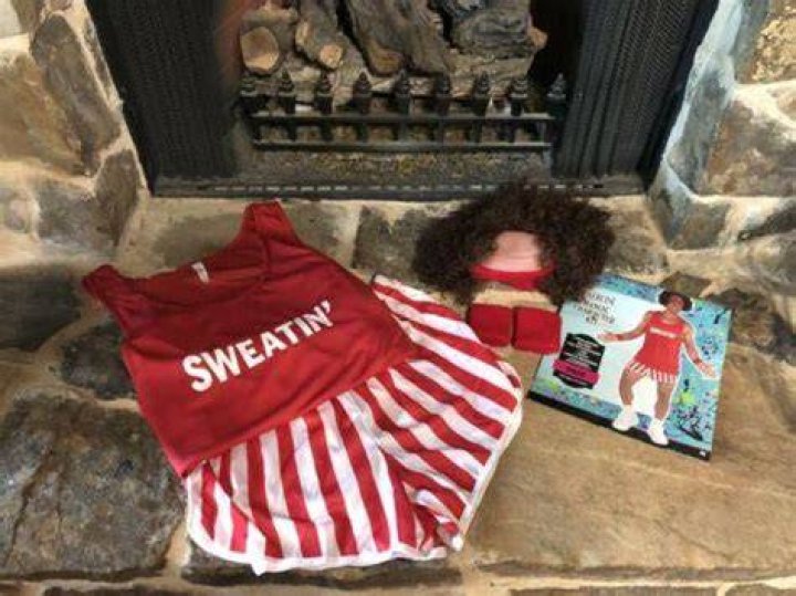 Exercise Maniac Character Kit Costume Richard Simmons Wig Shirt Shorts