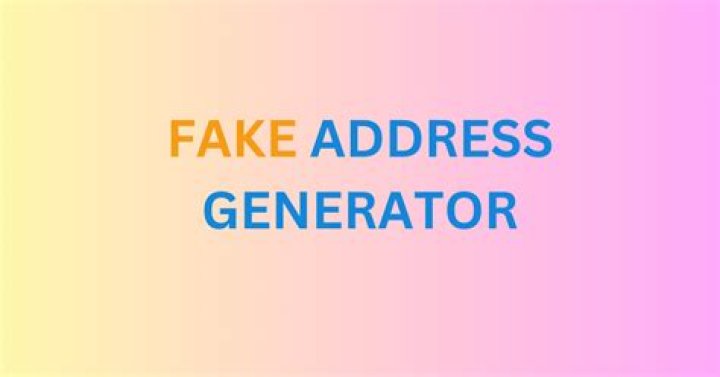 Fake Address Generator (Random US Address & Zipcode)