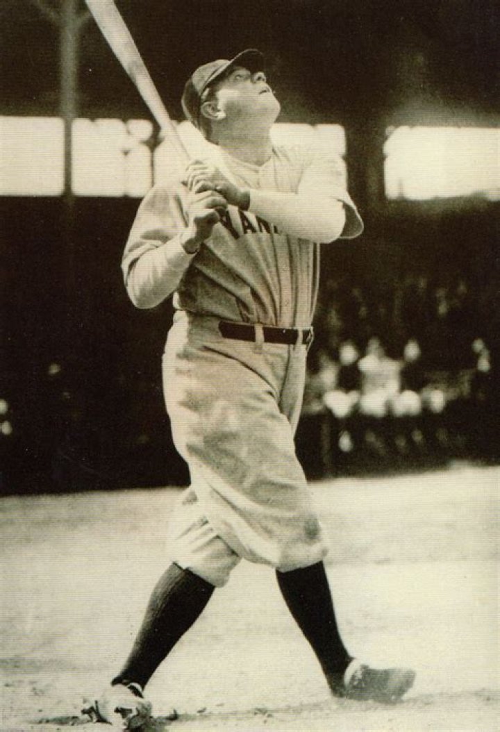 Famous Babe Ruth photo postcard. Hagins collection. Babe ruth