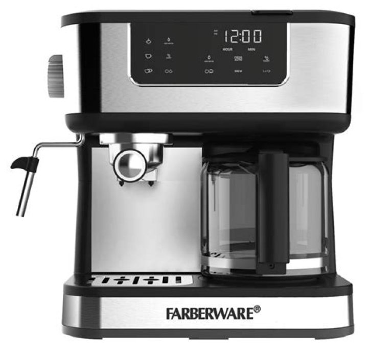 Farberware 20Bar Espresso Maker, 1.5 Liter Capacity