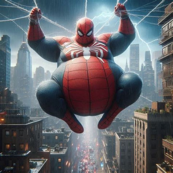 Fat Spiderman by Vera Pleshakova on Dribbble